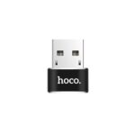 Hoco Μετατροπέας USB-A 2.0 Αρσενικό σε USB-C 2.0 Θηλυκό Μαύρο UA6 - Image 3