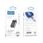 Hoco Adaptor OTG Lightning Αρσενικό σε USB-A 2.0 Θηλυκό UA17 - Image 4