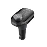 Hoco E45 FM Transmitter Αυτοκινήτου με Bluetooth, USB 2x USB-A 2.4A Max. & Κάρτα SD Μαύρο