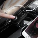 Hoco E45 FM Transmitter Αυτοκινήτου με Bluetooth, USB 2x USB-A 2.4A Max. & Κάρτα SD Μαύρο - Image 4