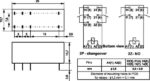 Ρελέ Ηλεκτρομαγνητικό 110VAC 8A 2 Επαφών N.C+N.O 8 Pin για PCB Relpol RM84-2012-35-5110 - Image 2