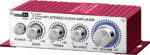 MegaSound MA-180 Ενισχυτής Ήχου 2x20W 4-16Ω 12VDC Χωρίς Τροφοδοτικό Κόκκινος-Ασημί