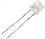 LED Ψυχρό Λευκό Φ5mm 12V 2500mcd 14mA 140° Optosupply OSW5DK57E1A-CRLED14