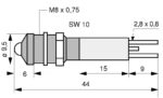 Ενδεικτική Λυχνία LED Πράσινη Φ8mm 12VDC με Faston CML 19040251 - Image 2