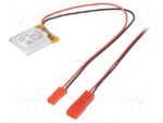 Επαναφορτιζόμενη Μπαταρία Li-Po 3.7V 150mAh 4.5x21x27.5mm με Καλώδιο & Βύσμα JST SYR-02T Cellevia L402025