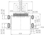 Βύσμα USB-C 2.0 16 Pin 5A Θηλυκό Οριζόντιο για PCB SMT GCT USB4500-03-0-A - Image 5