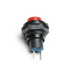 Πιεζοδιακόπτης Push ON SPST-NO, 1.5A/250VAC Φ12.7mm Κόκκινος SCI R13-502A-05-BR - Image 2