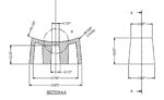 Κομβίο για Συρταρωτό Διακόπτη Μαύρο, 23x11x11mm, για Άξονα 4mm Cliff CS1 TYPE B BLACK - Image 3
