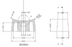 Κομβίο για Συρταρωτό Διακόπτη Κόκκινο, 23x11x11mm, για Άξονα 4mm CS1 TYPE B RED - Image 3
