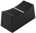 Κομβίο για Συρταρωτό Διακόπτη Μαύρο, 23x11x11mm, για Άξονα 4mm CS1 TYPE A BLACK