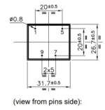 Τροφοδοτικό PCB Κλειστού Τύπου In: 85÷265VAC Out: 12VDC 0.27A/3.2W Myrra 47134 - Image 3