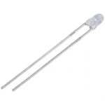LED Λευκό Φ3mm 2.8÷3.4V 8000÷16500mcd 20mA 36° N0W33L36 Brightek