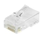 Βύσμα RJ45 8P8C Cat.6 Διαμπερές Πρεσαριστό Καλωδίου MP0027 LogiLink
