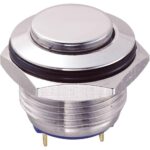 Πιεζοδιακόπτης OFF-(ON) 2 Pin SPST, Φ16mm 2A/36VDC IP65 IK08 Onpow GQ16H-10/J/N