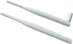 Κεραία 173mm Βιδωτή με Βύσμα SMA Αρσενικό Reverse για Wi-Fi, Bluetooth, ZigBee 2.41÷2.49GHz 3.5dBi, 4.92÷5.92GHz 4.2dBi Λευκή 2JW0502W-C442W_CU010375