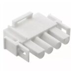 Βύσμα MATE-N-LOK 4 Pin Αρσενικό/Θηλυκό με Βήμα 6.35mm για Καλώδιο Χωρίς Επαφές TE Connectivity 1-480702-0