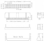 Βύσμα IDC 40 Pin Θηλυκό για Καλωδιοταινία 28AWG Ninigi AWP-40 - Image 2