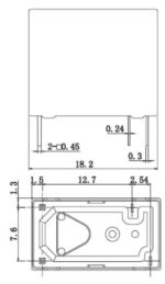 Ρελέ Ηλεκτρομαγνητικό 24VDC 12A 1 Επαφής N.O 4 Pin για PCB Sanyou SJ-SH-124DMH2-F - Image 3