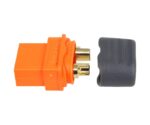Βύσμα XT60I Τροφοδοσίας DC 30Α 500V Θηλυκό 3 Pin Κολλητό Καλωδίου 3mm² Amass XT60I-F - Image 2