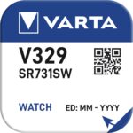 Varta 329 (SR731SW) Μπαταρία Ρολογιών Silver Oxide 1.55V 37mAh V329MF - Image 2