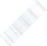 LED Backlight 5 LED για Haier / Manta 55" D3GE-320SM0-R2, 4708-K55WDC-A1113N01-K550WDC1 A1 Σετ 8τμχ