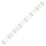 LED Backlight 8 LED Turbo-X / Blaupunkt 39/40" HL-00390A30-0402S-07 A0 Σετ 3τμχ