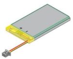 Επαναφορτιζόμενη Μπαταρία Li-Po 3.7V 560mAh 5x30x40mm με Προστασία & NTC, Καλώδιο & Βύσμα Molex Cellevia L503040 NTC