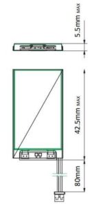 Επαναφορτιζόμενη Μπαταρία Li-Po 3.7V 560mAh 5x30x40mm με Προστασία & NTC, Καλώδιο & Βύσμα Molex Cellevia L503040 NTC - Image 3