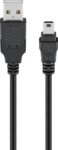 Καλώδιο USB 2.0 Type A Αρσενικό σε Mini USB 5 Pin Αρσενικό 0.3m Goobay 93229