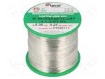 Cynel Κόλληση Χωρίς Μόλυβδο, 0.38mm 250gr Sn99.3Cu0.7 με Flux 3% Τήξη 227°C SAC0307-0.38/0.25