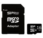 Silicon Power Κάρτα Μνήμης MicroSDHC 16GB Class10 UHS-I SP016GBSTH010V10SP