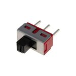 Διακόπτης Συρόμενος ON-ON 3 Pin SPDT, 6A/28VDC, 3A/250VAC 12.8x6.7x11mm Canal SL19-121