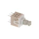 Πιεζοδιακόπτης OFF-ON 6P με Συγκράτηση DPDT 9.2x9.8x17.5mm για PCB C&K PVA2 EE H1 1.7N V2