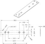 Mean Well MHS027 Μεταλλικό Στήριγμα 98.5x28x0.8mm για Τροφοδοτικά Mean Well Σειράς RS-15 & RS-25 - Image 3