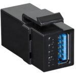 Βύσμα Keystone USB 3.0 Θηλυκό σε Θηλυκό Μαύρο Logilink NK0015B - Image 4