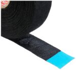 Υφασμάτινη Ταινία PET Μάλλινο 19mm x 25m Πάχος 0.3mm 105°C Μαύρη Tesa 51608-00001-00 - Image 2