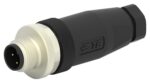 Βύσμα Μ12 Αρσενικό 2 Pin για Καλώδιο, 4Α IP67 250V TE Connectivity T4111001041-000