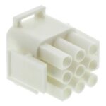 Βύσμα MATE-N-LOK 9 Pin Αρσενικό/Θηλυκό με Βήμα 6.35mm για Καλώδιο, Χωρίς Επαφές TE Connectivity 350720-1