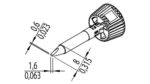 Ersa 0142CDLF16/SB Μύτη Κολλητηριού 1.6mm Επίπεδη για τα Κολλητήρια 0105CDJ, 0125CDK, 0130CDK, 0140CDJ των Σταθμών Ersa - Image 2