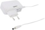 Τροφοδοτικό Πρίζας Switching 12VDC 1.25A με Βύσμα 5.5x2.1mm Λευκό Cellevia CLW-1512-W2E-ER-WH