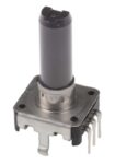 Encoder Σταδιακός 24 Παλμών /Στροφή, 2 Φάσεων: Α&Β, 5VDC 5mA Max για PCB THT Alps EC12E24204A9
