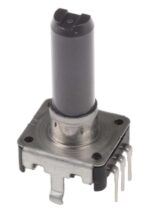 Encoder Σταδιακός 24 Παλμών /Στροφή, 2 Φάσεων: Α&Β, 5VDC 5mA Max για PCB THT Alps EC12E24204A9