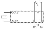 Ρελέ Ηλεκτρομαγνητικό 8VDC 8A 1 Επαφής N.C+N.O 5 Pin για PCB Schrack 4-1393224-4 - Image 3