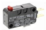 Microswitch Snap Action SPDT Χωρίς Έλασμα 16Α 250VAC 1.96N Omron D3V16G1C25