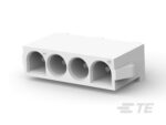 Βύσμα MATE-N-LOK 4 Pin Αρσενικό με Βήμα 6.35mm για PCB TE Connectivity 350430-1