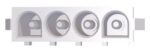 Βύσμα MATE-N-LOK 4 Pin Αρσενικό με Βήμα 6.35mm για PCB TE Connectivity 350430-1 - Image 2