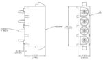 Βύσμα MATE-N-LOK 4 Pin Αρσενικό με Βήμα 6.35mm για PCB TE Connectivity 350430-1 - Image 4