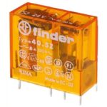 Ρελέ Ηλεκτρομαγνητικό 6VAC 15A 2 Επαφών N.C+N.O 8 Pin για PCB 40.52.8.006.0000 Finder