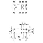 Ρελέ Ηλεκτρομαγνητικό 6VAC 15A 2 Επαφών N.C+N.O 8 Pin για PCB 40.52.8.006.0000 Finder - Image 3