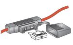 Ασφαλειοθήκη για Καρφωτές Ασφάλειες 29mm (Maxi) 32V 60A Max. με Καλώδιο 10mm² 13.2cm MTA 0100337 - Image 3